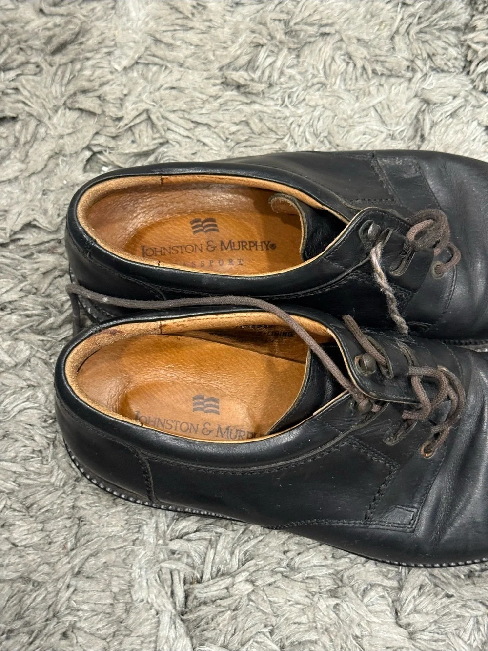 Cole Haan Black Leather Oxford Dress Shoes Mens size 7.5 Classic Lace Up